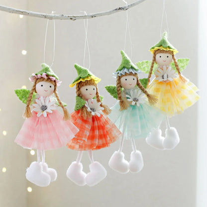 Easter Long Legs Flower Fairy Angel Elf Dolls