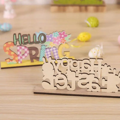 Easter Decoration Wooden Signs