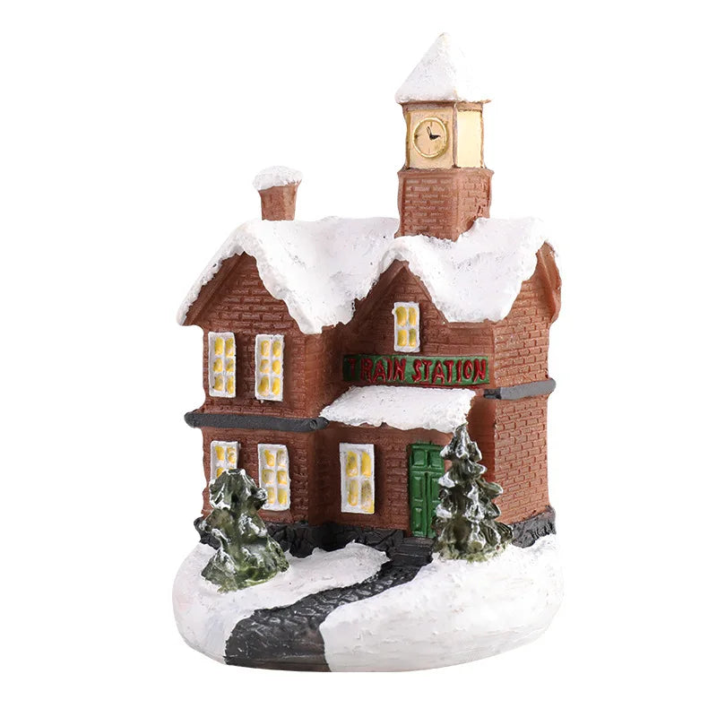 Christmas light up houses