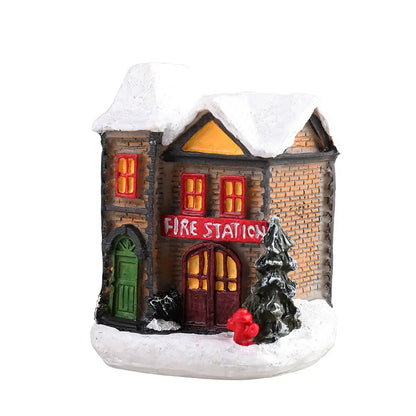 Christmas light up houses