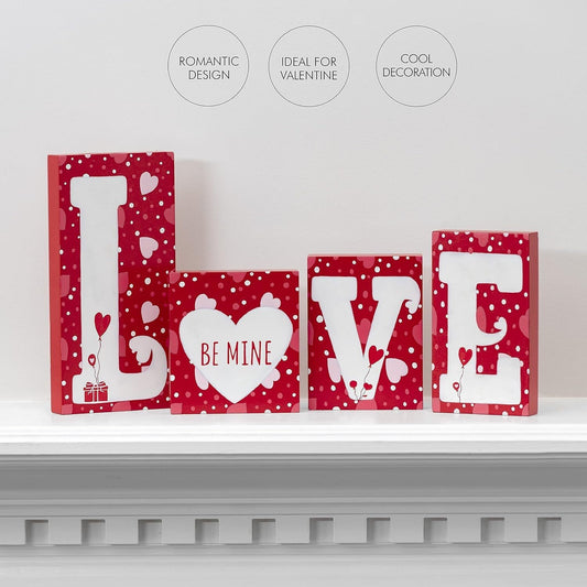 Valentine's Day Wooden LOVE Decorations