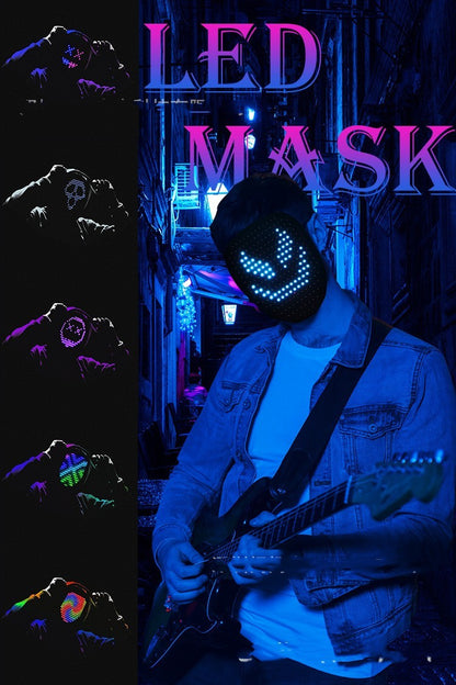 Customisable LED mask