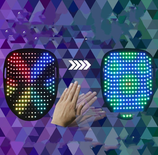 Customisable LED mask
