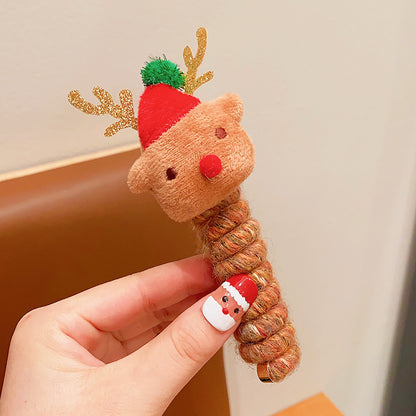 Christmas Children Hair Spiral Coil