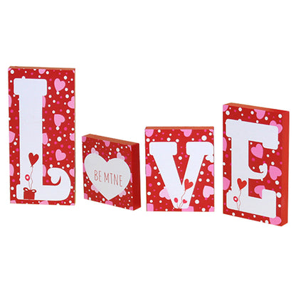 Valentine's Day Wooden LOVE Decorations