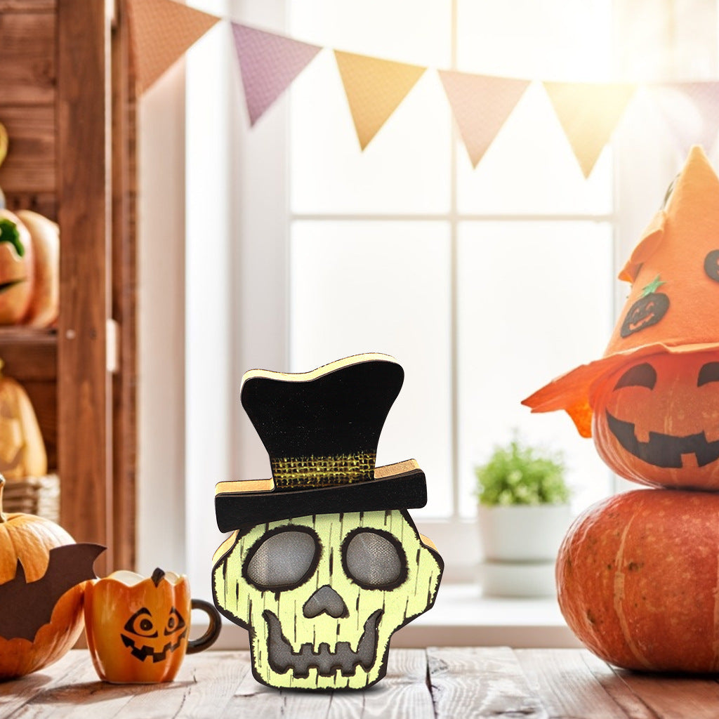 Creative Halloween Wooden Lamp